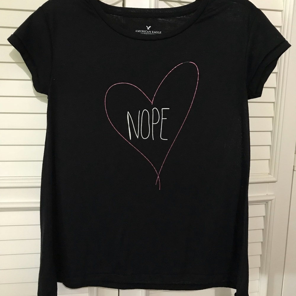 American Eagle Outfitters NOPE T-shirt